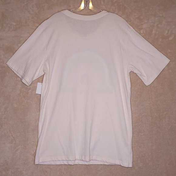 Stunner California Womens T-Shirt Rainbow Dream‎ In Color Pink Cap Sleeve L New - Picture 2 of 8